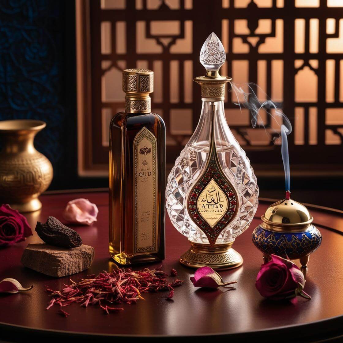 Luxury oud fragrance storytelling video showing the history and cultural journey of oud from ancient tradition to modern perfumery